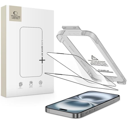 Tech-Protect 5906302319336 ochraniacz na ekran / tył telefonu Przezroczysta ochrona ekranu Apple 2 szt.