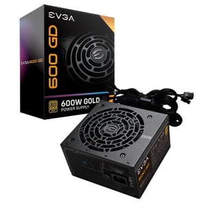 EVGA 600 GD nätdelsmodul 600 W 24-stifts ATX Svart