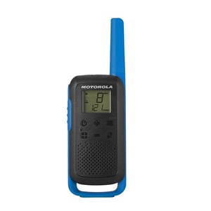 Motorola Talkabout T62 Walkie-Talkie, 16 Kanäle, 446,00625 – 446,19375 MHz, Schwarz, Blau