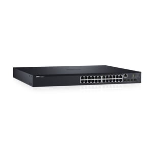 DELL N1524P Hanterad L3 Gigabit Ethernet (10/100/1000) PoE-stöd 1U Svart