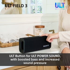 Sony SRSULT30B Przenośny głośnik stereo Czarny