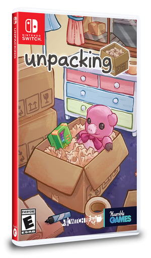 Limited Run Games Unpacking Standardowy Chińska uproszczona, Chińska tradycyjna, Niemiecki, Angielski, Hiszpański, Francuska, Japońska, koreańska, Portugalski, Rosyjski Nintendo Switch