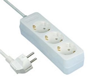 REV 512342555 Überspannungsschutz Weiß 3 x Netzsteckdose 250 V 1,4 m