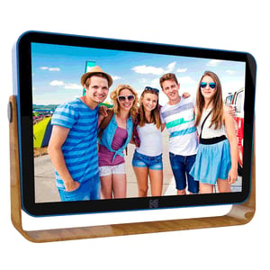 Kodak RWF108 Digital Photo Frame, Wood, Blue, 25.4 cm (10"), Touchscreen, Wi-Fi