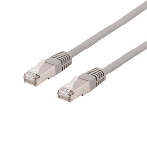 Deltaco STP-625AU Network Cable, Gray, 25 m, Cat6a U/FTP (STP)