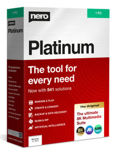 Nero Platinum 365 Academic 1 x Lizenz, Abonnement, mehrsprachig, 1 Jahr(e), 12 Monate.