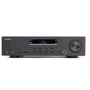 Aiwa AMU-120BTBK 2.0-Kanal-Audioverstärker. Schwarz