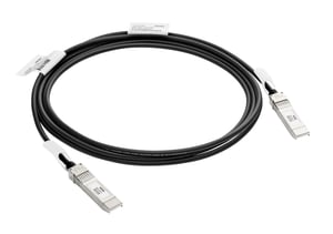 HPE Aruba Networking Networking Instant On 10G SFP+ to SFP+ 3m Direct Attach Copper Cable kabel InfiniBand / światłowodowy SFP+ Czarny, Srebrny