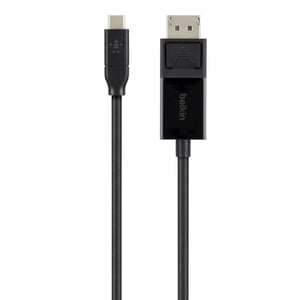 Belkin B2B103-06-BLK 1.8 m USB Type-C to DisplayPort Cable Adapter, Black