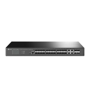 TP-Link JetStream TL-SG3428XF Managed L2+ 1U-Netzwerk-Switch, schwarz