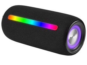Tracer Stripe Portable Stereo Speaker, Black, 10 W