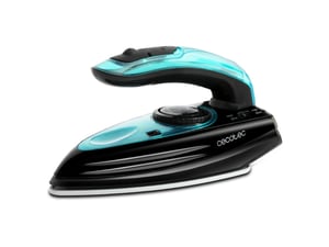 Cecotec GoForce 8000 Folding Titanium Żelazko suche i parowe Stopa tytananowa 1200 W Czarny, Niebieski