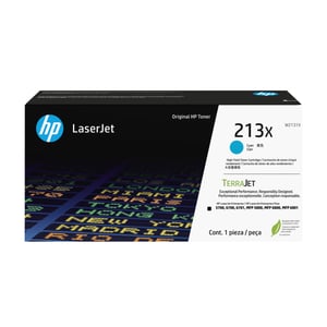 HP Oryginalnym wkładem z błękitnym tonerem o wysokiej wydajności 213X LaserJet