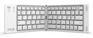 Inca IBK-580BT klawiatura Dom/Biuro USB + Bluetooth QWERTY Biały