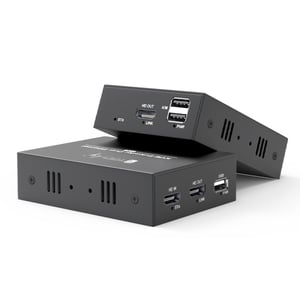 Techly IDATA HDMI-KVM4 KVM-Verlängerungskabel Sender und Empfänger