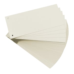 Herlitz 10843654 Trennblatt, Karton, weiß, 100 Stück