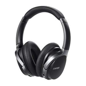 Edifier W860NB Wireless Headset, Headband Style, Bluetooth Calls/Music, Black, Silver