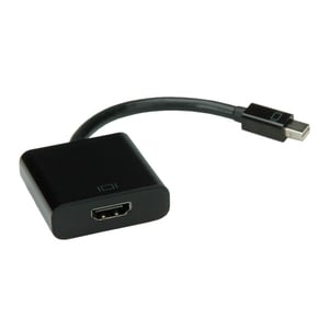 VALUE Mini DisplayPort/HDMI 0,15 m HDMI typ A (standard) svart