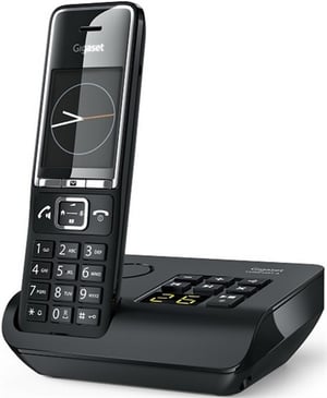 Gigaset COMFORT 550A Telefon DECT-Telefon Name und Identifizierung des Anrufers Schwarz