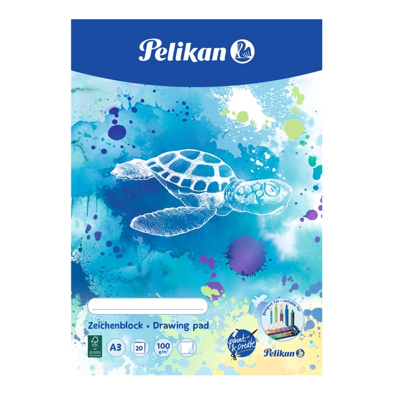 Pelikan Zeichenblock teczka malarska Wielobarwny Papier