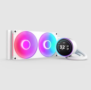 NZXT Kraken Elite 280 RGB Procesor Chłodnica cieczy all-in-one 14 cm Biały 1 szt.