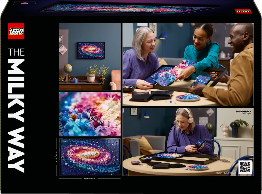 фото Блоковий конструктор LEGO Art Галактика Чумацький Шлях (31212)