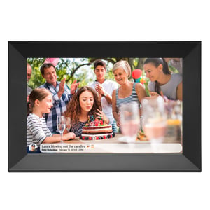 Denver PFF-1063BLACK Digital Photo Frame, Black, 25.6 cm (10.1") Touchscreen, Wi-Fi