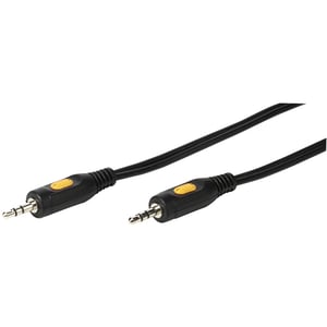 Vivanco 46/10 075 ljudkabel 0,75 m 3,5 mm svart