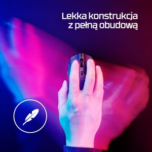 HyperX Pulsefire Haste 2 — bezprzewodowa mysz dla graczy (biała)