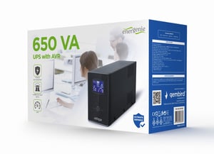 Gembird EG-UPS-031 USV 0,65 kVA 390 W 3 x Netzsteckdose