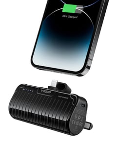 VEGER PLUGON-L PRO Lithium-Ionen-Powerbank (Li-Ion) 5000 mAh Schwarz