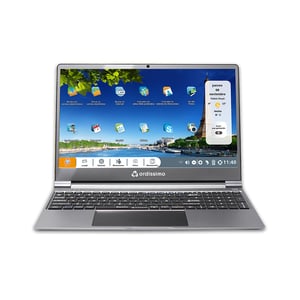 ORDISSIMO ART0372 notebook/laptop Intel® Celeron® N4000 39,6 cm (15.6") Full HD 4 GB DDR4-SDRAM 128 GB SSD Wi-Fi 5 (802.11ac) Srebrny