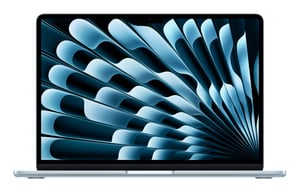 Apple MacBook Air Apple M M4 Laptop 34,5 cm (13.6") 16 GB 512 GB SSD Wi-Fi 6E (802.11ax) macOS Sequoia Niebieski