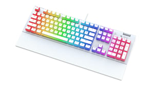 SPC Gear GK650K Omnis USB-gamingtangentbord, QWERTY, amerikansk/internationell, vit