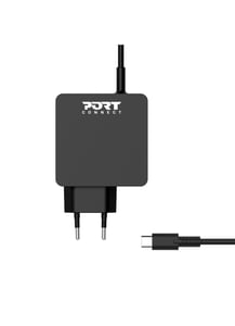 Port Designs 900096B-EU Ladegerät für mobile Geräte – Smartphone, Tablet – Weiß – Wechselstrom – Schnellladung – Intern