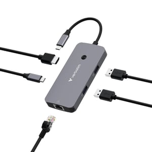 Verbatim CMH-05 USB Type-C 5000 Mbit/s Srebrny