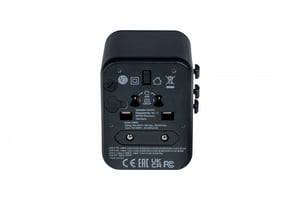 Verbatim 49544 Universal-Netzsteckeradapter, schwarz