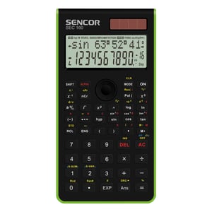 Sencor SEC 160 GN Taschenrechner Wissenschaftlicher Taschenrechner Schwarz, Grün