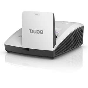 BenQ MH856UST+ Ultra-Kurzdistanz-Projektor mit 3500 ANSI-Lumen, DLP, 1080p (1920x1080), 3D-kompatibel, Schwarz, Weiß