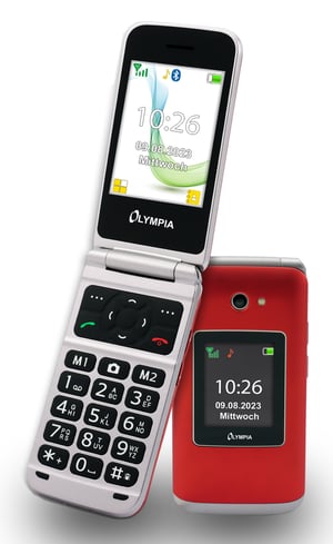 Olympia VITUS 4G 7,11 cm (2,8") 147 g Röd Kamera i telefonen