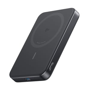 Anker A1664H11 10,000 mAh Power Bank with Wireless Charging, Black
