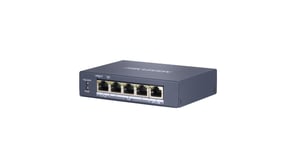 Hikvision DS-3E0505HP-E Unmanaged Gigabit-Ethernet-Netzwerk-Switch (10/100/1000) PoE-Unterstützung Blau