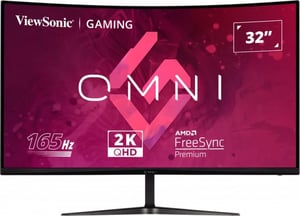 Viewsonic VX Series VX3218C-2K Computer Monitor, 81.3 cm (32"), 2560 x 1440 px Quad HD LED, Black