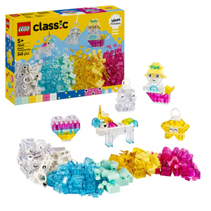 LEGO Classic Magiczny zestaw z przezroczystymi klockami
