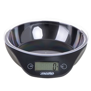 Mesko Home MS 3164 waga kuchenna Czarny Blat Okrągły Elektroniczna waga kuchenna
