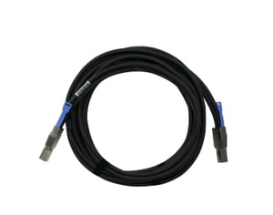 QNAP CAB-SAS30M-8644 3 m SAS Cable, Black, Metallic
