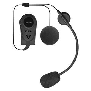 SBS TEEARSETMONOMOTOBTK Kopfhörer/Headset, kabellos, Motorradhelm, Micro-USB, Bluetooth, schwarz