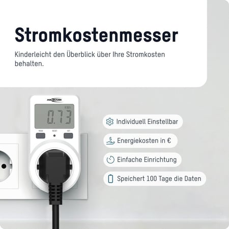 Ansmann Energiekosten Messgerät APM1 Prąd przemienny