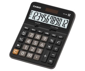 Casio DX-12B kalkulator Desktop Podstawowy kalkulator Czarny
