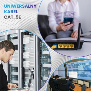 Extralink Kabel sieciowy skrętka CAT5E UTP (U/UTP) V2 Wewnętrzny 100M